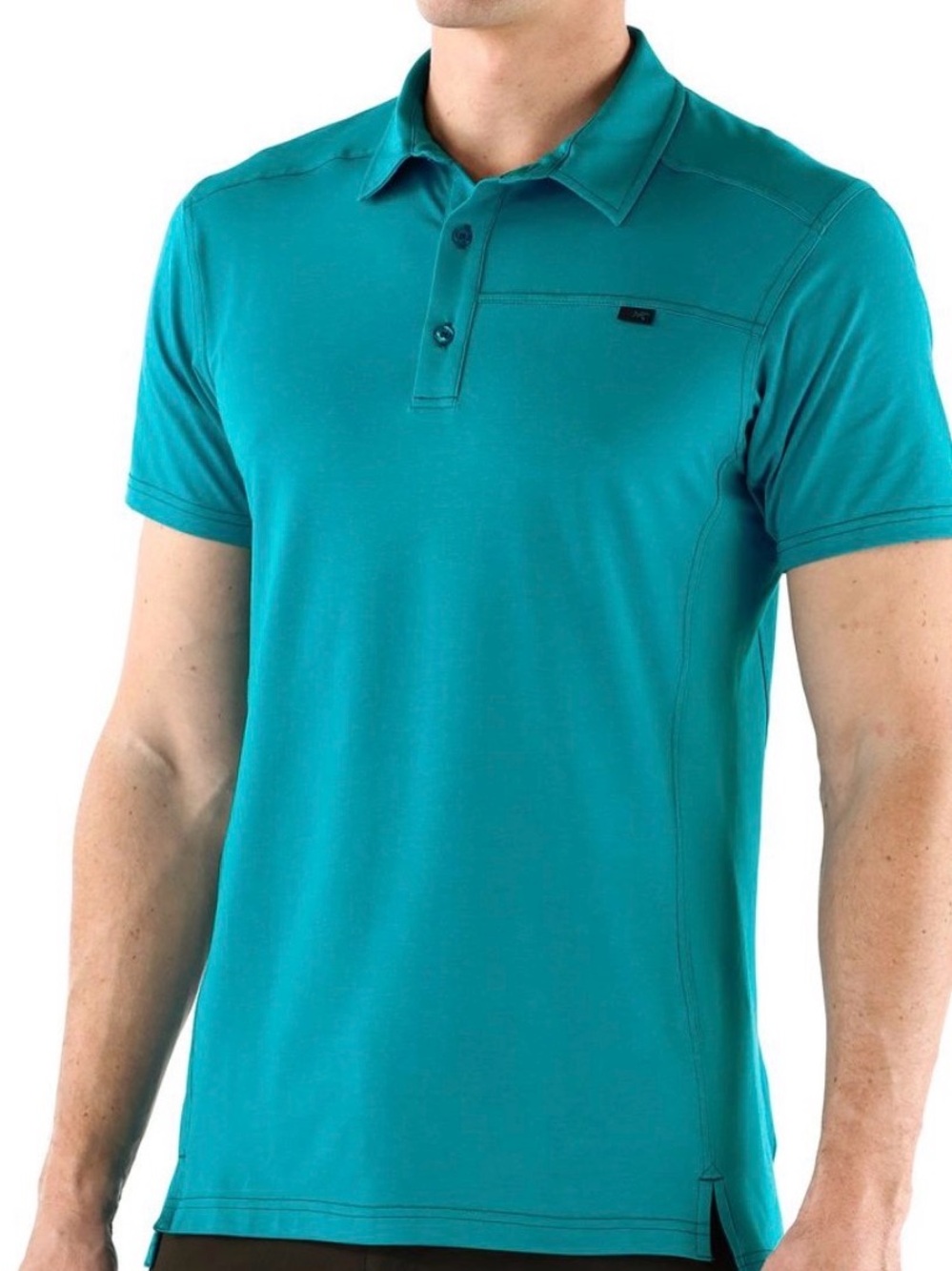 Arc'teryx Teal Men's Short-Sleeve Polo
